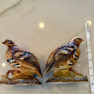 VTG Ardco QUAIL SET Hand painted & Numbered